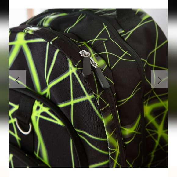 Pottery Barn Teen Gear-Up Neon Laser Tag L Backpack & Lunch Bag NWT - Picture 2 of 5